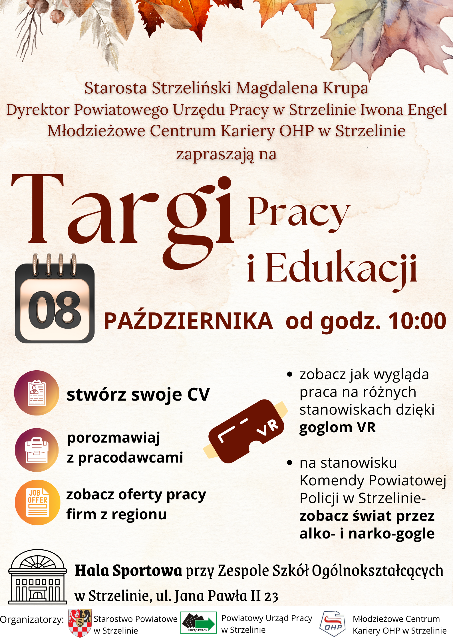 Zdjęcie artykułu Targi Pracy i Edukacji 08.10.2025 r.