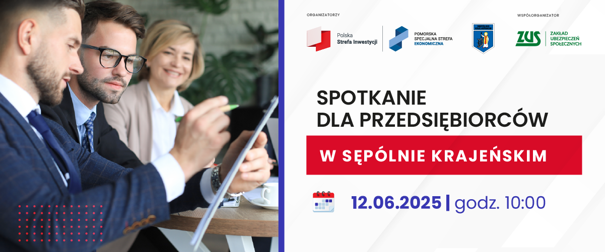 Zdjęcie artykułu Zaproszenie na spotkanie dla przedsiębiorców w Sępólnie Krajeńskim.