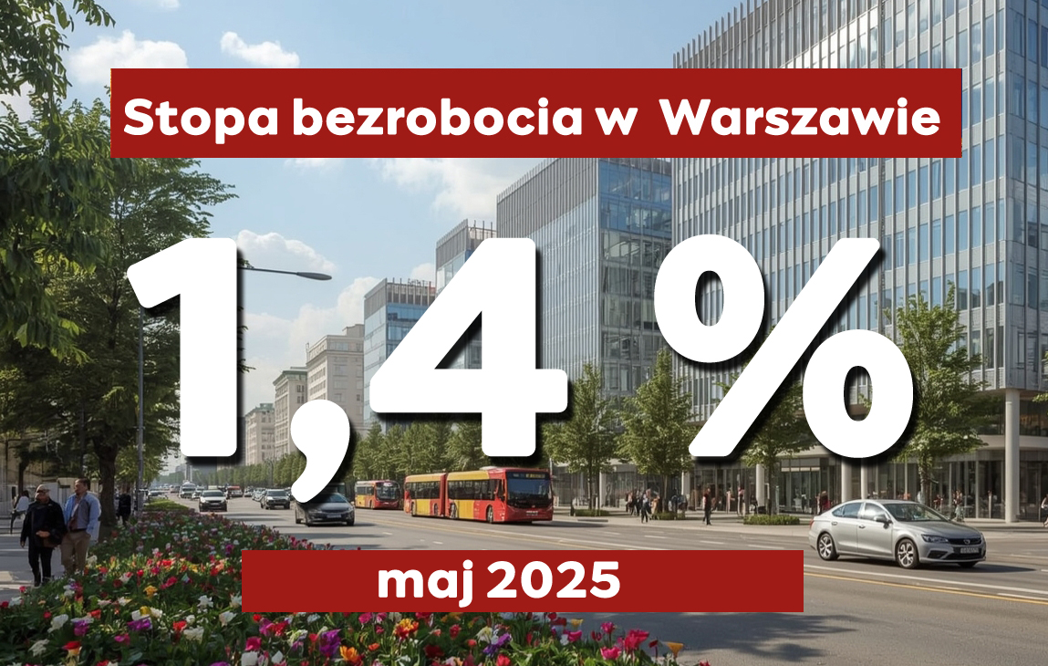 Zdjęcie artykułu Stopa bezrobocia w maju 2025 r